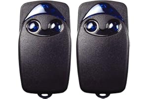 ALISONTECH 2 x Flo2r-s Telecomando Porta Garage Cancello Motorizzazione 433.92MHz 2 Chiavi 3 Anni di Garanzia