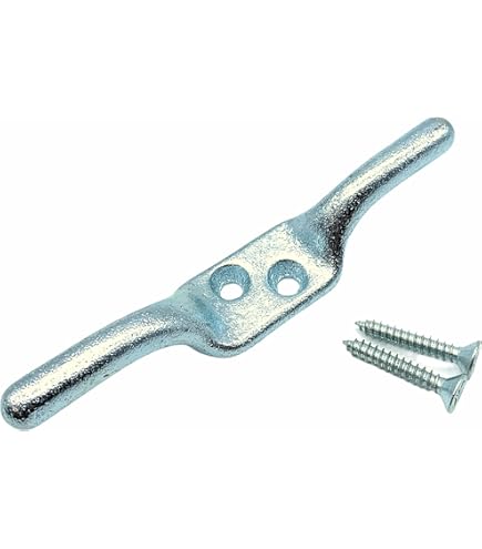 Merriway® BH01585  2 Pcs  Cleat Hooks, 75mm  3 Inch  Polished Chrome Pack Of 2 Pieces