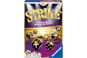 Ravensburger - Strike - Jeu d'ambiance - Jeu de dés - Famille ou Entre Amis - de 2 à 5 Joueurs - à partir de 8 Ans - Mixte - 26572 - Version française