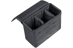 S-Zone Waterproof Shockproof Practical Foldable Padded DSLR SLR TLR Camera Protection Insert Bag Lens Camera Grey