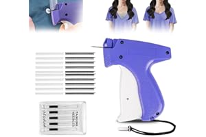 OHVBAEON Stitchy Quick Clothing Fixer, Mini Stitch Gun for Sewing, Tagging Gun for Clothing, Handheld Mini Sewing Machine Zip Stitch (Purple)