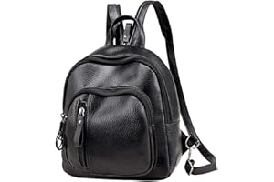 EBOOBA Mini Rucksack, Klassisches PU-Leder Rucksack Schultertasche Für Frauen, Mädchen