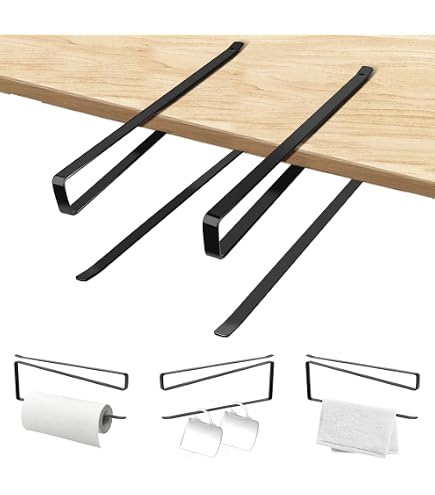 Porte-Rouleau Sopalin Mural Sans Perçage - Support Vertical/Horizontal Pour Cuisine Ou Salle De Bain