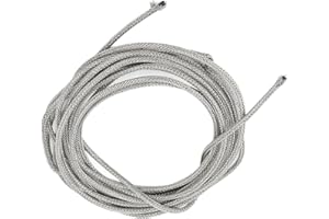 LUQEEG 9 Feet Guitar Circuit Hookup Wire, 22 AWG Gauge, Braided Shield Cable for Electric Guitar