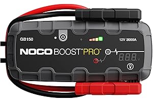 NOCO Boost Pro GB150 3000A 12V Booster Batterie Voiture Lithium UltraSafe, Chargeur Batterie Portable USB et Câbles de Démarrage pour Moteurs à Essence Jusqu'à 9,0L et Moteurs Diesel Jusqu'à 7,0L