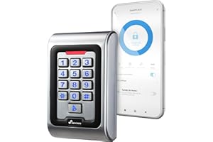 Control de Acceso autónomo NIVIAN Acceso por Tarjeta EM, Pin y App Salida de relé, pulsador y Timbre Wiegand 26 y WiFi | Control de Tiempos App Tuya Smart para gestión y Aperturas