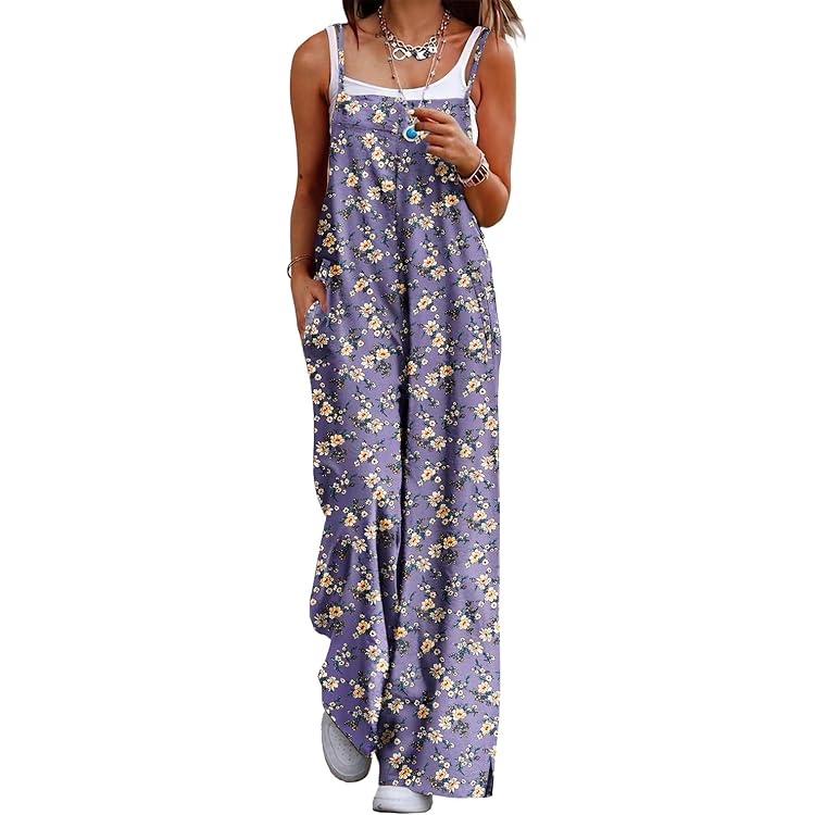 Aelfric Eden Baggy Jeans Aelfric Eden Latzhose Damen Leopard - Baggy Jeans Overalls Im Y2K Streetwear Look Lässiger Jumpsuit Denim