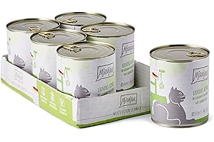 MjAMjAM - nourriture humide premium pour chats - délicieux bœuf à la citrouille cuite à la vapeur, pack de 6 (6 x 800 g), sans céréales avec un supplément de viande
