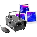 BOOMTONEDJ Machine à fumée F400 noir (400w, télécommande filaire), idéale pour DJ mobile et soirées privées , facile à utiliser, débit impressionnant.