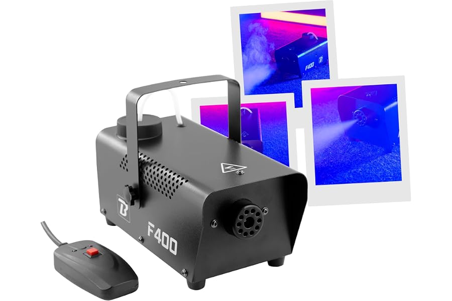 BOOMTONE Machine à fumée F400 noir