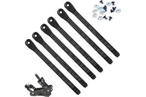 YUNHENTONG Attacchi Snowboard Uomo 6 Pezzi Accessori Snowboard Attacchi Rapidi Snowboard Ricambi Attacchi Snowboard Cinghie Snowboard Binding Snowboard Strap