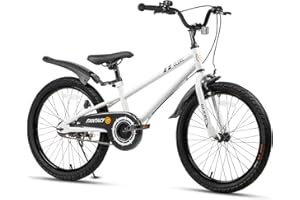 Glerc Fantacy 12 14 16 18 20 Inch Kids Bike for 2-14 Years Old Boys Girls Bicycles with Water Bottle Holder & Stabilisers & Bell, Multiple Colors