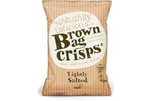 Brown Bag Crisps Lightly Salted 40 g (Pack of 20)