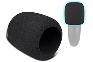 SOULWIT 2 szt. Mikrofony Filtr pop do AKG P120 Studio Kondensator, Ochronna osłona mikrofonu Pianka przeciwwietrzna