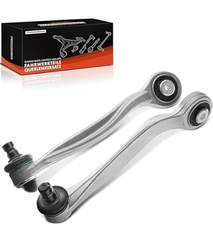 Bras De Suspension Avant (Lot De 2) Pour Audi A8 4H 2009-2018 - Remplace 4H0407505E - Compatible 2.0L à 6.3L