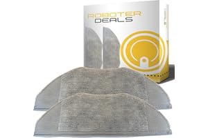 ‎ROBOTER DEALS Roboter Deals Zubehör - Mikrofaserpad, Ersatz-Wischtuch (2 Stück) für 360 S9 (S6 Pro) Staubsaugroboter