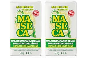 MASECA Maismehl für Tortillas - Harina de Maíz 1kg + minafood Notizblock (2kg)