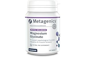 Metagenics Magnesium Glycinate 100mg – High Strength Supplement - Supports Energy Metabolism & Nervous System Function – 120 Tablets