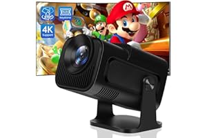 Mini Vidéoprojecteur Portable, SEPYMP Vidéoprojecteur 4k, 1080P HD, 350 ANSI, Android 11, pré-installé avec Netflix, Youtube.