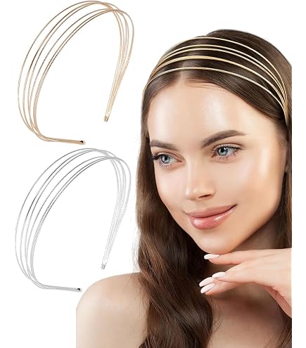 Set Di 5 Cerchietti Per Capelli Con Perle Bianche, Per Donne E Ragazze - Ideali Per Dirndl, Oktoberfest E Occasioni Speciali