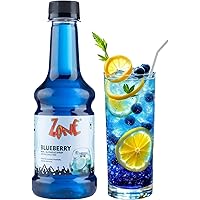 Zone Blueberry Syrup 300ml | Fresh Blueberries Flavor for