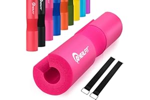 NEALFIT Barbell Pad Squat Pad for Squats—Squat Bar Pad—Great for Weightlifting,Lunges and Hip Thrusts—Foam Sponge Pad—Fit Standard and Olympic Bars Perfectly