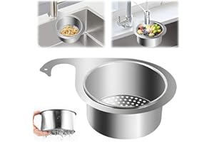 DAMIGHT Siebkorb aus Edelstahl in Schwanenform für die Spüle, Sieb für Spülbecken Wasserhahn Sieb Siebkorb Spüle, Stainless Steel Schwan Form Küche Spüle Sieb Korb, Hängende Spüle Sieb Abnehmbare