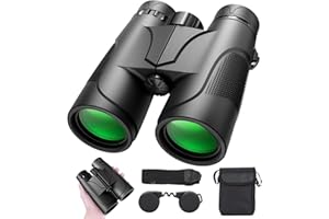 BEBANG Jumelles 10x42, Ornithologique HD pour Les Professionnels du Voyage, détails et lumière Plus Nets, étanche et Anti Poussière