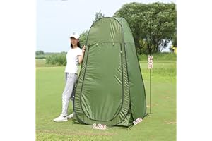 VENKER Vinteky Tente de Douche Pliage Pop Up Cabine de Changement Toilette Vêtement Portable Tente Privée douche Camping Abri de Plein Air Vestiaire Extérieure Intérieure+Sac de transport