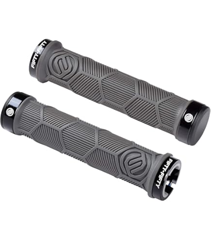 FIFTY-FIFTY Poignées De Vélo De Montagne, Poignées De Guidon De VTT à Verrouillage Simple, Douces Et Confortables, Antidérapantes Et Verrouillables Pour Toutes Les Montagnes, Enduro, Descente (violet