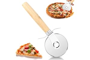KILDOWS Rotella Tagliapizza Pizza,Acciaio Inox Pizza Cutter,Rotella Taglia Pizza, Professionale, per Pizza Torte Pie Waffle Pane, Torte e Crostate,Sicuro da Pulire in Lavastoviglie