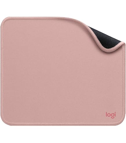 Trust Boye Mouse Pad, Sustainable Design, Rubber Anti-Slip Bottom, 250 X 210 X 3mm, Mouse Mat With Stitched Edge, Machine Washable, Office Mouse Pad For Work, Home Office - Black - View #7