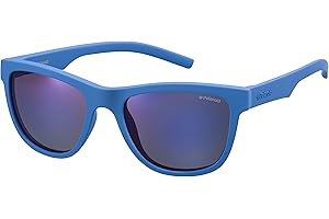 Polaroid Unisex Kids Pld 8018/S Sunglasses, Blue, 47 UK
