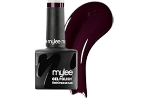 ‎MYLEE MyGel Nagellack von MYLEE (10ml) MG0007 - The Dark Night UV/LED Nail Art Maniküre Pediküre für den professionellen Einsatz im Wohnzimmer und zu Hause - Langlebig und einfach anzuwenden