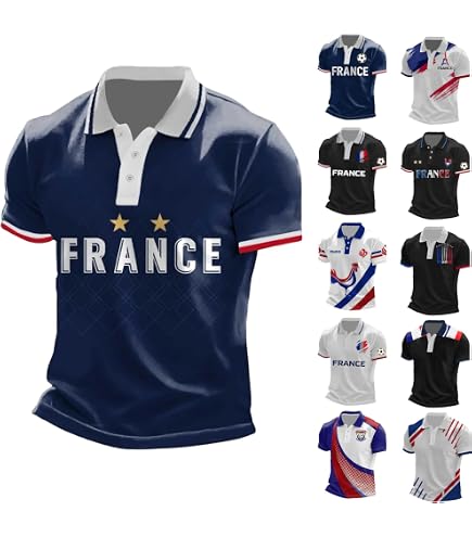 T-shirt Officiel Equipe De France – Kylian MBAPPE – Collection FFF – Adulte – Coton – Avec Les 2 étoiles