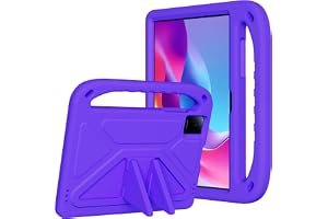 Kompatibel med TCL Tab 10L Gen 4 (modell 8483A) 10,1 tum fodral med axelrem, mjuk EVA stöttåligt fodral lätt vikt