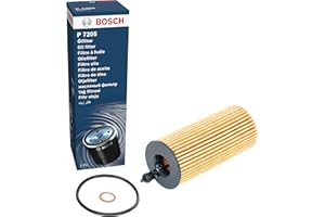 Bosch P7205 Car Oil Filter - Separates Soot and Metal Particles from Engine Oil - Provides Reliable Engine Lubrication