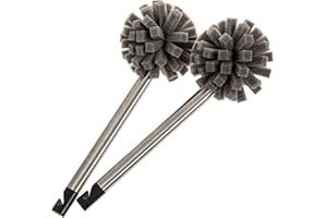 SIDCO Gläserbürste Edelstahl 2 x Spülbürste Reinigungsbürste Flaschenbürste Soft