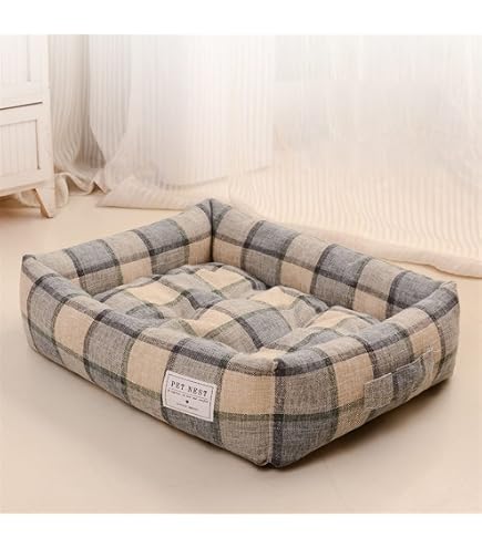 Cuccia Ferplast Dandy Per Cani E Gatti - Ovale, Cuscino Rimovibile, Cotone, Marrone 45x35x13 Cm - Foto 5