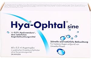 DR. WINZER PHARMA GMBH HYA OPHTAL sine Augentropfen 60X0.5 ml