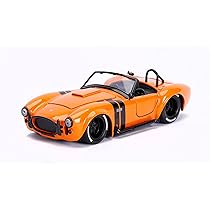 Jada 1965 Shelby Cobra 427 S/C Orange with Black Stripes 