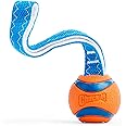 Chuckit! Ultra Tug Dog Toy With Rubber Ball Tug Of War Interactive Fetch Toy for Dogs, Small