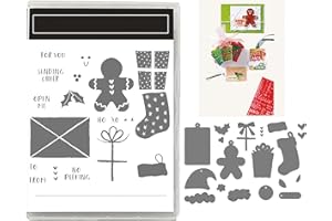 UYOE 2023 2014 Stempel und Stanzformen für die Kartenherstellung,Stempel und stanzen set, Version Metall Stanzformen Stempel,Unterstützende Einrichtungen DIY Craft (Z3278)