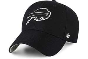 47 Buffalo Bills NFL MVP Unisex Baseball Cap, Adjustable, Team Badge, Black