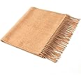 Villand Pure 100% Cashmere Scarf with Fringed Edges, Ultra Soft Large Cashmere Shawl Wrap for Women and Men