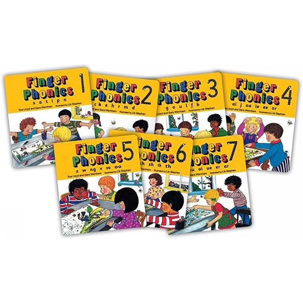 Finger Phonics 1-7 セット Finger Phonics (Set of Books 1-7) hardbooks - Phonics Club