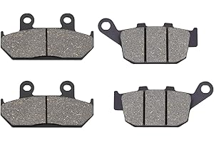 AHL-Kit Motocicleta Pastillas de freno para NX650 J/K/L/M Dominator 1988-1991 /NX 650 N/P/R/S/T Dominator 1992-1996