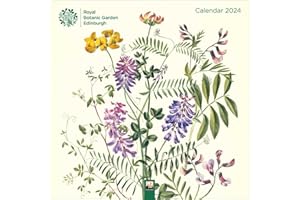 Royal Botanic Garden Edinburgh Wall Calendar 2024 (Art Calendar)