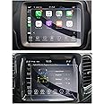 GAFAT Compatible with Jeep Compass 2017-2020/ Renegade 2018-2024 8.4" Navigation Screen Protector, 8.4 Inch Compass 2019 Protective Film Tempered Glass Touchscreen, Shockproof, 9H Anti-Scratch
