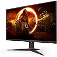 AOC Gaming 24G2ZE - 23.8 Inch FHD Monitor, 240 Hz, 0.5ms, IPS, AMD FreeSync Premium, Low input lag, Game Modes (1920x1080 @ 240 Hz 350cd/m² HDMI / DP), black